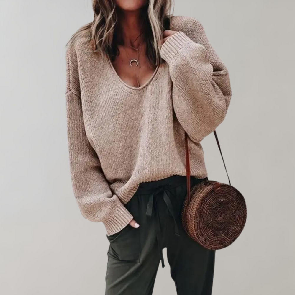 Pull en maille confortable femme Relax