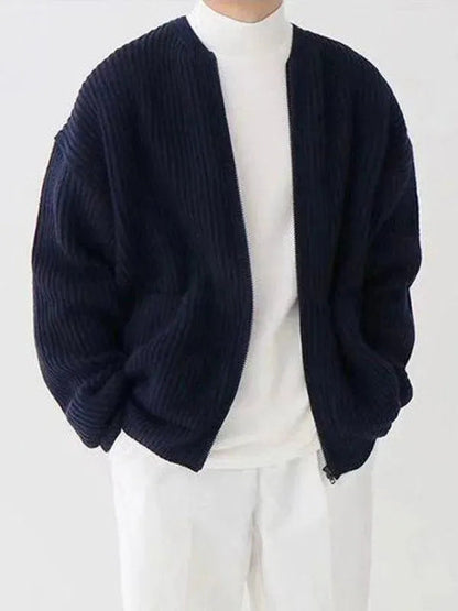 Cardigan confortable pour hommes, style décontracté