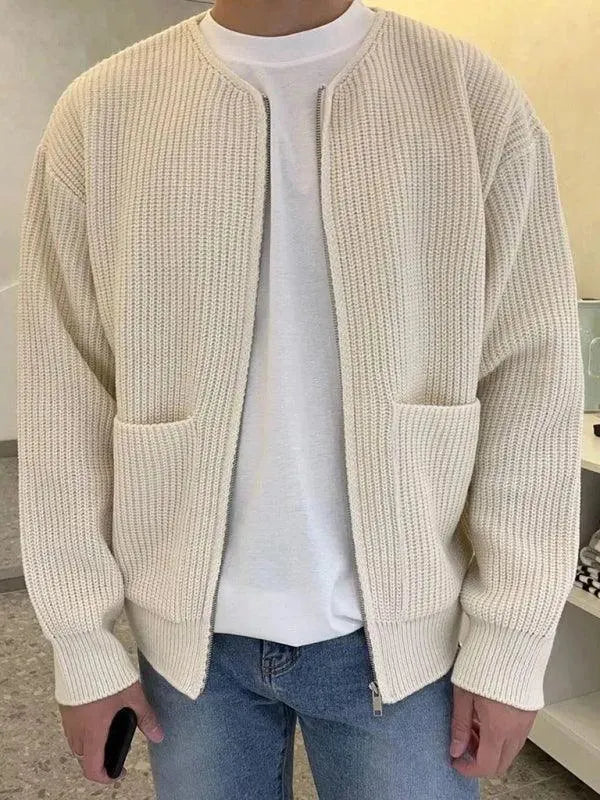 Cardigan confortable pour hommes, style décontracté