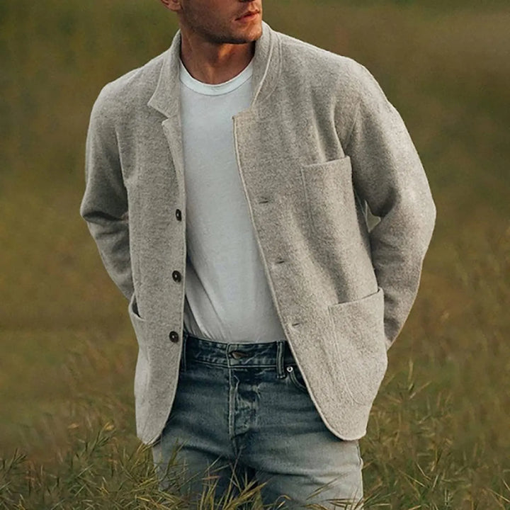 Blazer homme élégant coupe slim moderne