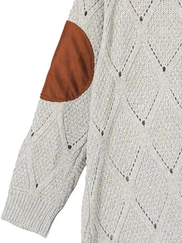 Stylische Damenstrickjacke Kapuzenpullover - IdealeKleiden