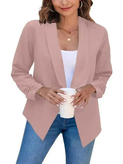Blazer femme slim fit moderne col V