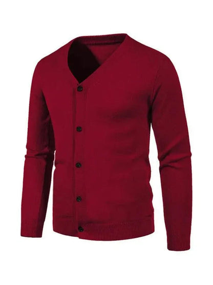 Cardigan élégant pour homme de couleur unie