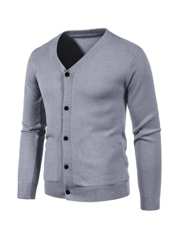 Cardigan élégant pour homme de couleur unie