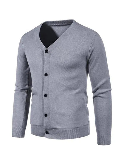 Cardigan élégant pour homme de couleur unie