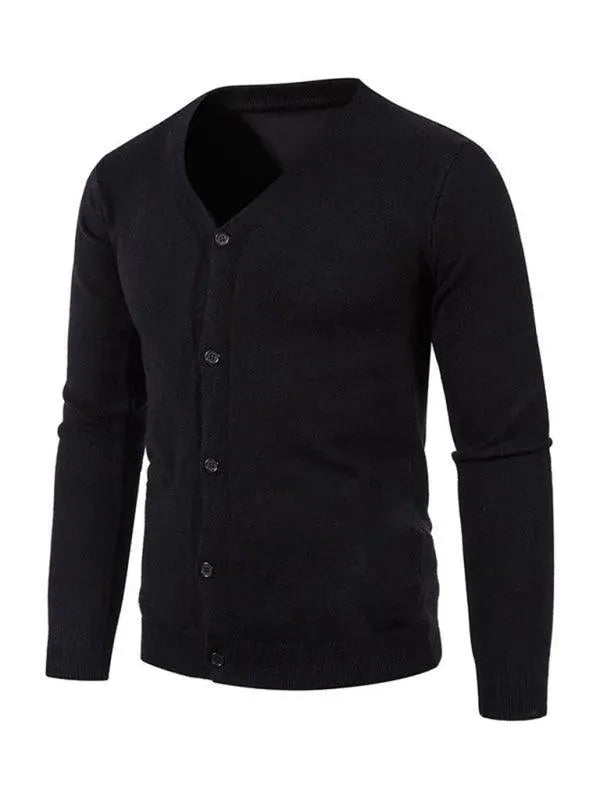 Cardigan élégant pour homme de couleur unie