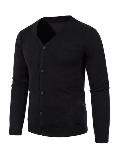 Cardigan élégant pour homme de couleur unie