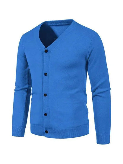 Cardigan élégant pour homme de couleur unie