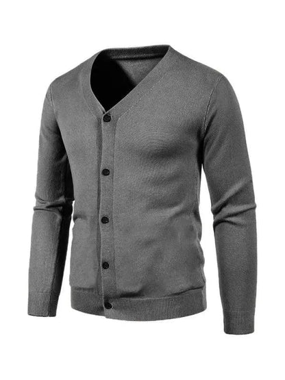 Cardigan élégant pour homme de couleur unie