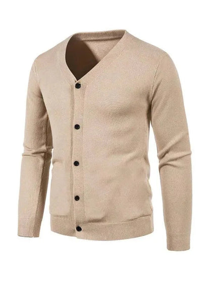 Cardigan élégant pour homme de couleur unie