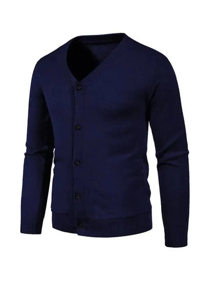 Cardigan élégant pour homme de couleur unie