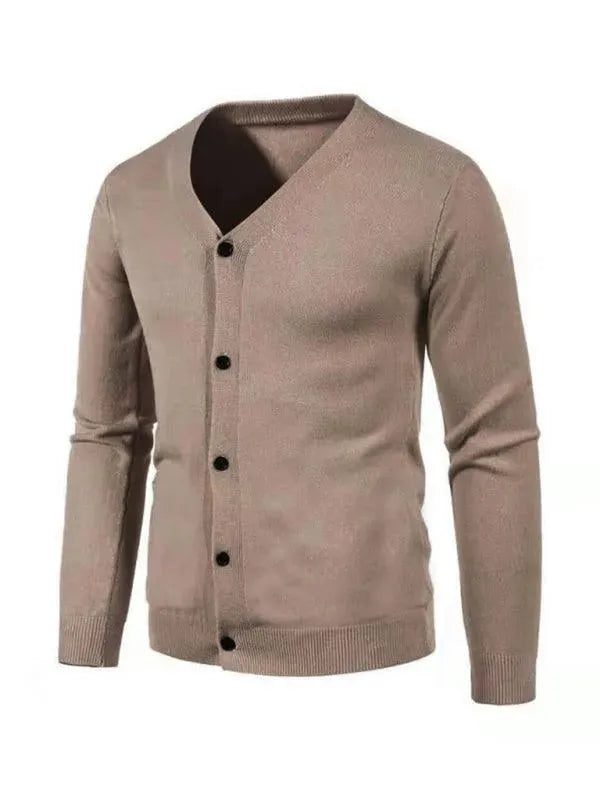 Cardigan élégant pour homme de couleur unie