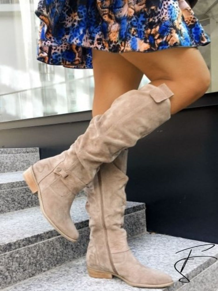 Bequeme Damenstiefel Freizeit Schuhe - IdealeKleiden