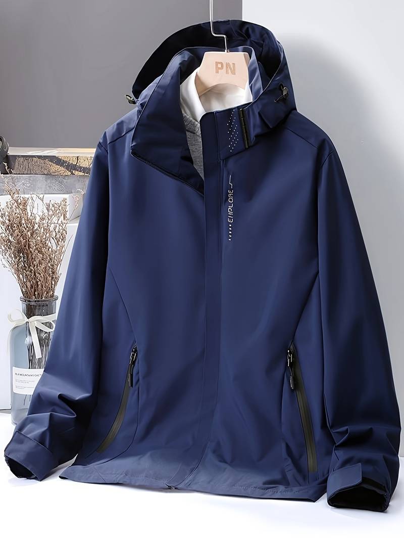 Herren-Jacke Leicht Wasserdicht Outdoor - IdealeKleiden
