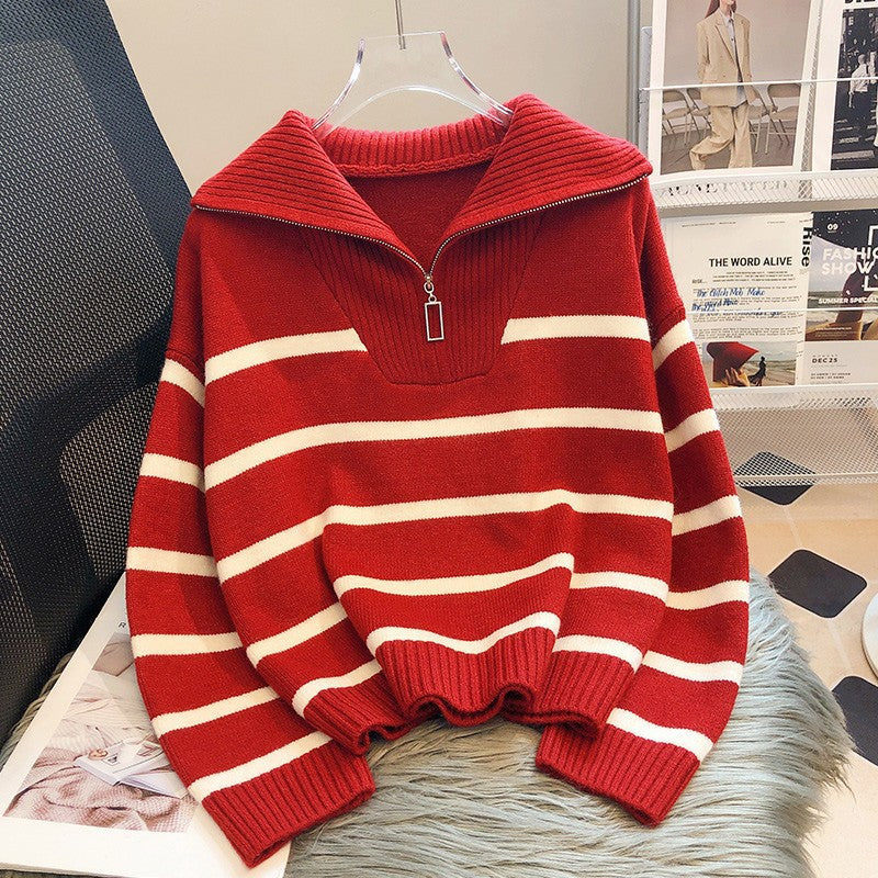Pull en tricot stylé cachemire chaud hiver