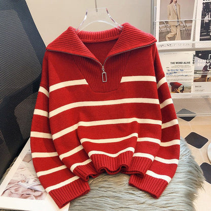 Pull en tricot stylé cachemire chaud hiver