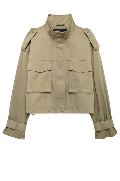 Veste cargo pratique à bretelles ajustables