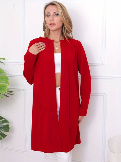 Blazer décontracté pour femme, devant ouvert