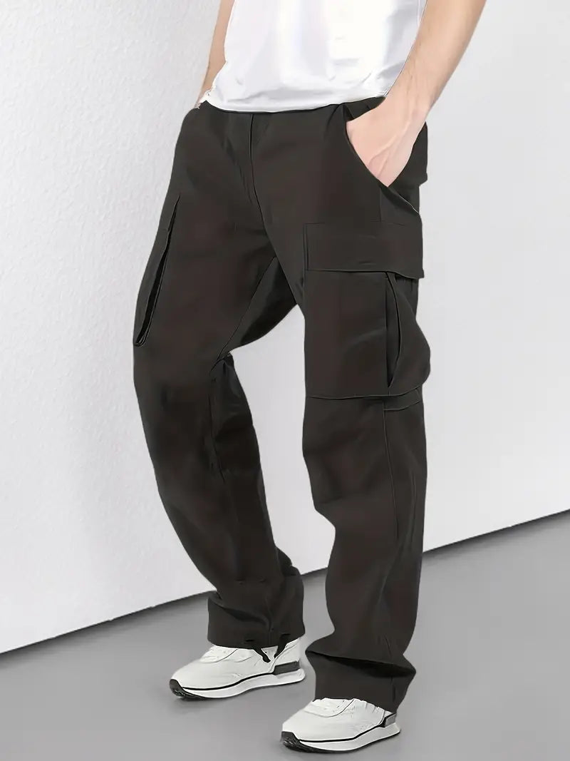 Pantalon de jogging confortable pour homme avec ceinture élastique