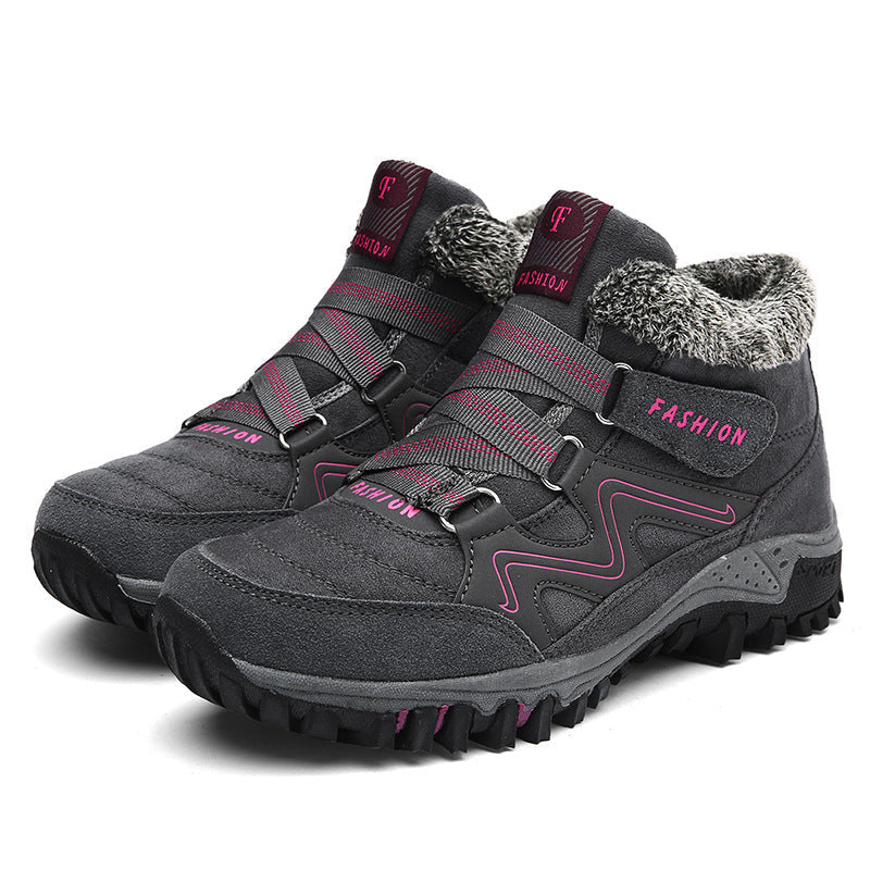 Bottes d'hiver orthopédiques douillettes pour femme