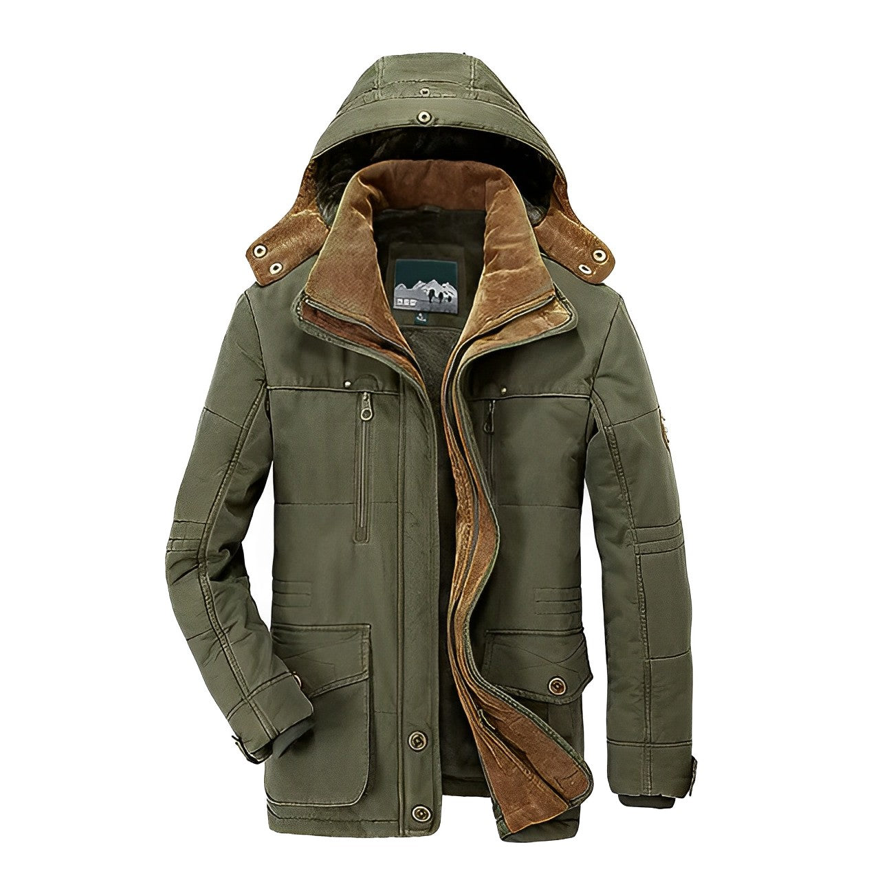 Manteau d'hiver élégant pour homme au design classique