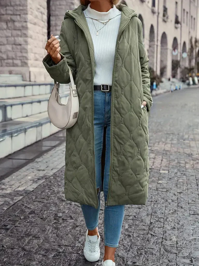 Kapuzenpulli Damen Modern Leicht Gepolstert - IdealeKleiden
