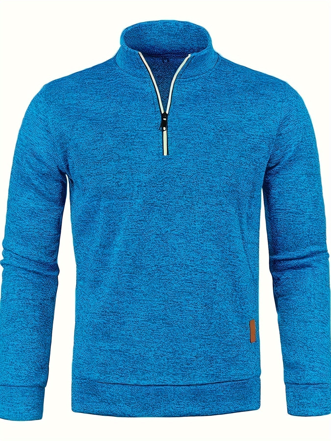 Pull homme chaud zippé hiver
