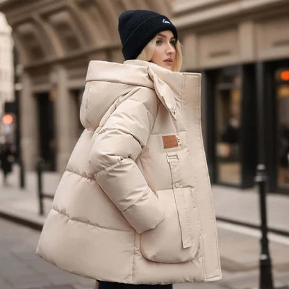Veste d'hiver femme chaude et élégante