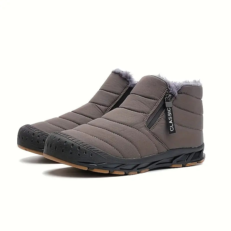 Chaussures d'hiver unisexe chaudes et isolées