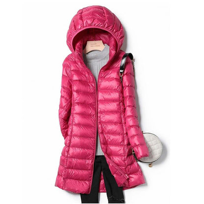Veste d'hiver légère pour femme, chaude et isolée
