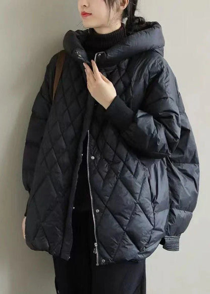 Lässige Damenjacke EntenDaunen Parka - IdealeKleiden