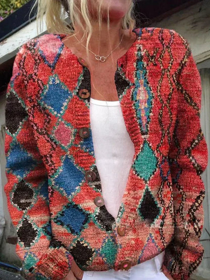 Gilet Femme Style Floral Élégant
