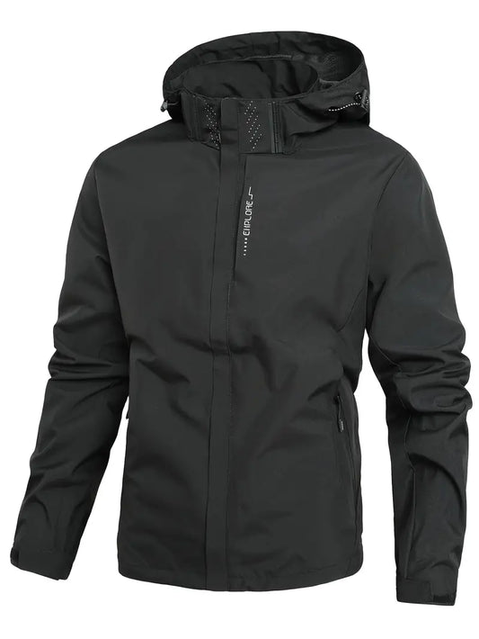 Wasserdichte Herrenjacke Leicht & Winddicht - IdealeKleiden