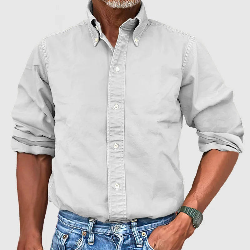 Chemise pour homme style vintage usé