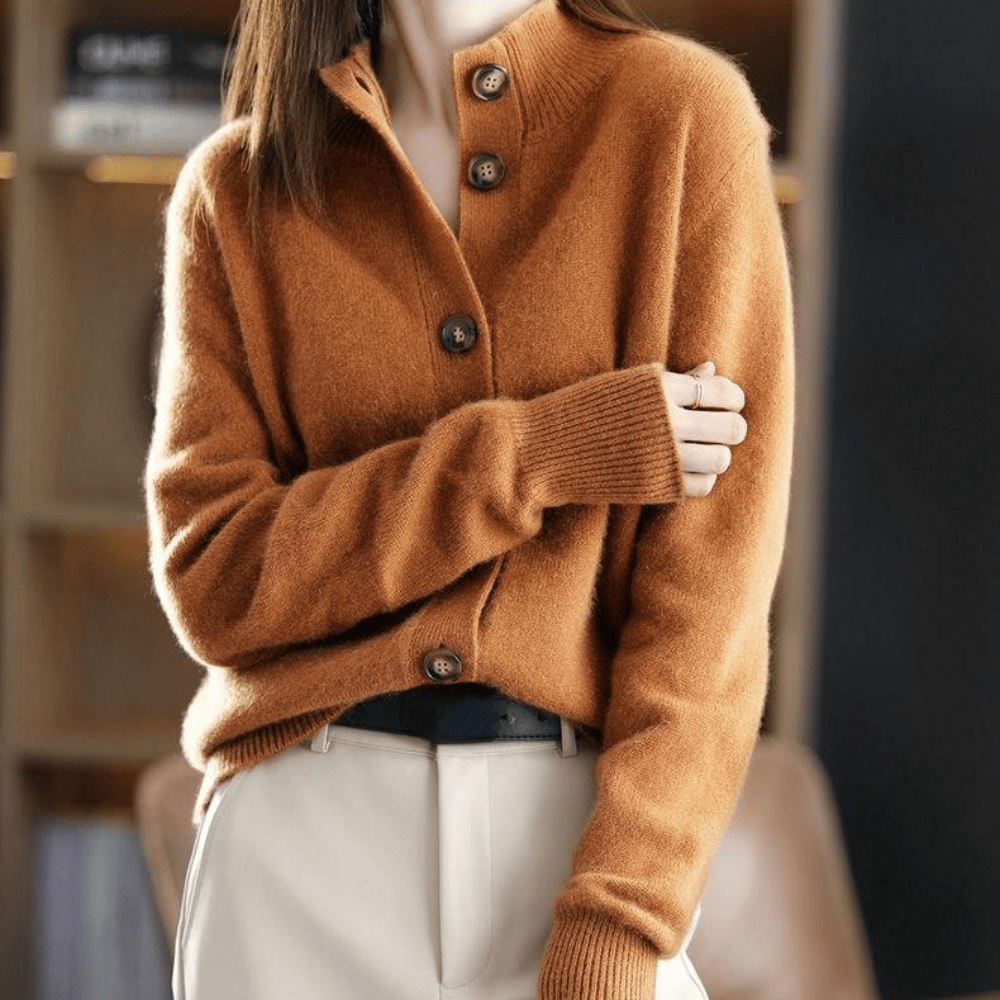 Cardigan douillet en cachemire, pull doux
