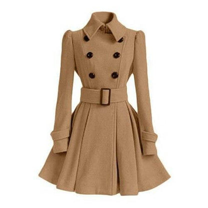 Trench-coat coupe-vent tendance pour femme