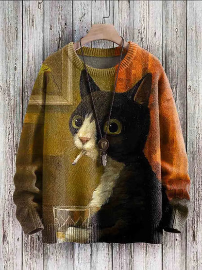 Pull-over Femme Chats Couleurs Vives