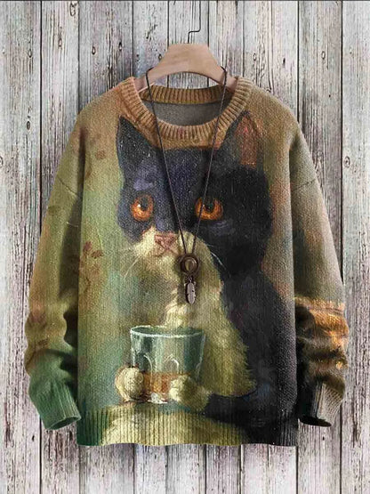 Pull-over Femme Chats Couleurs Vives