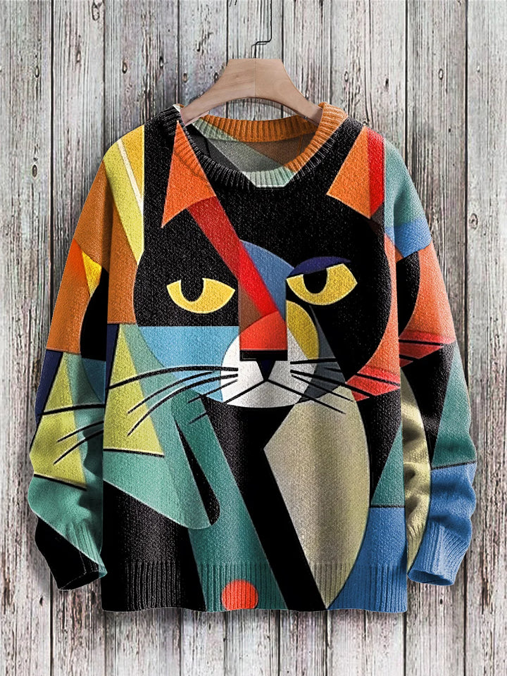 Pull-over Femme Chats Couleurs Vives