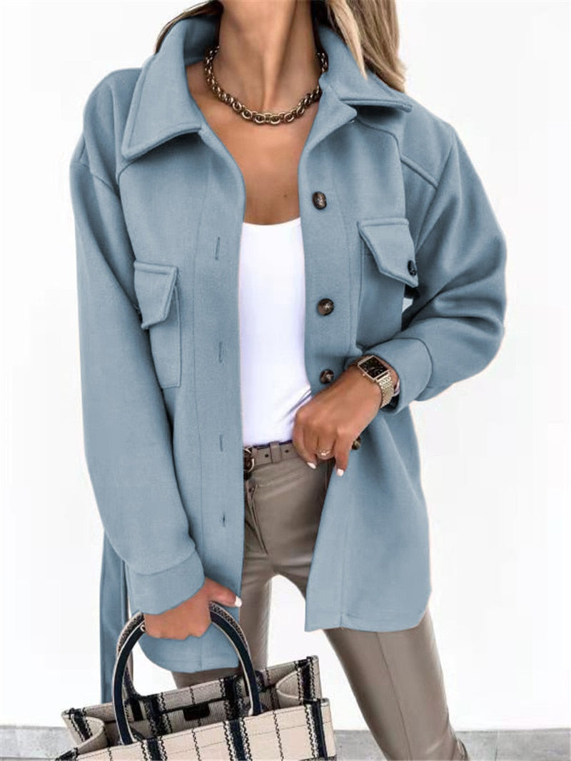 Veste confortable pour femme style oversize