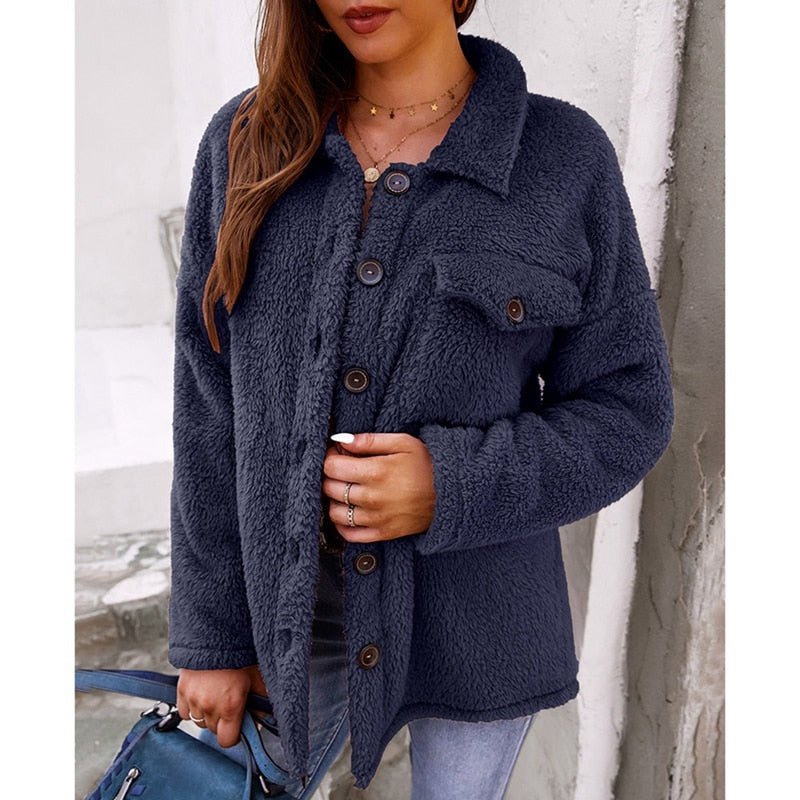 Modische Frauen Jeansjacke Bequem & Elegant - IdealeKleiden