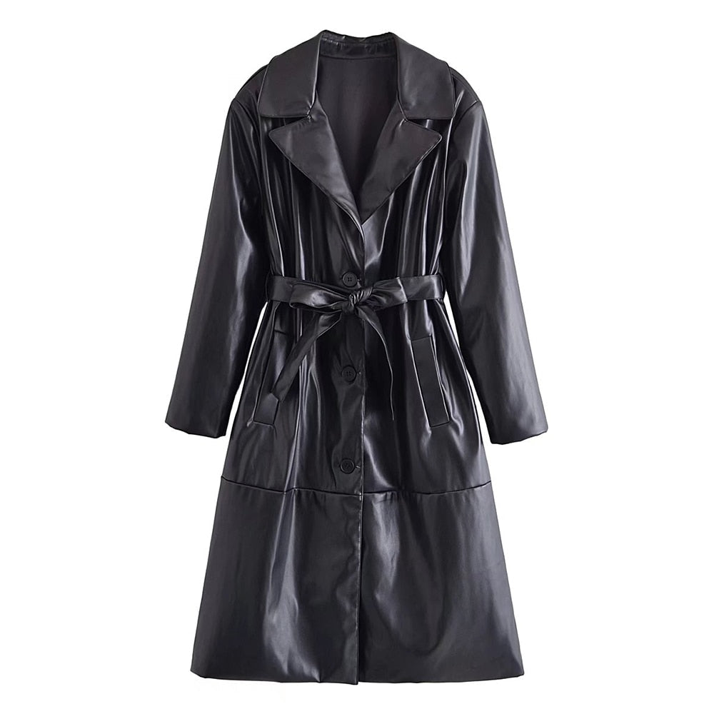 Blouson en cuir élégant pour femme, moderne et raffiné