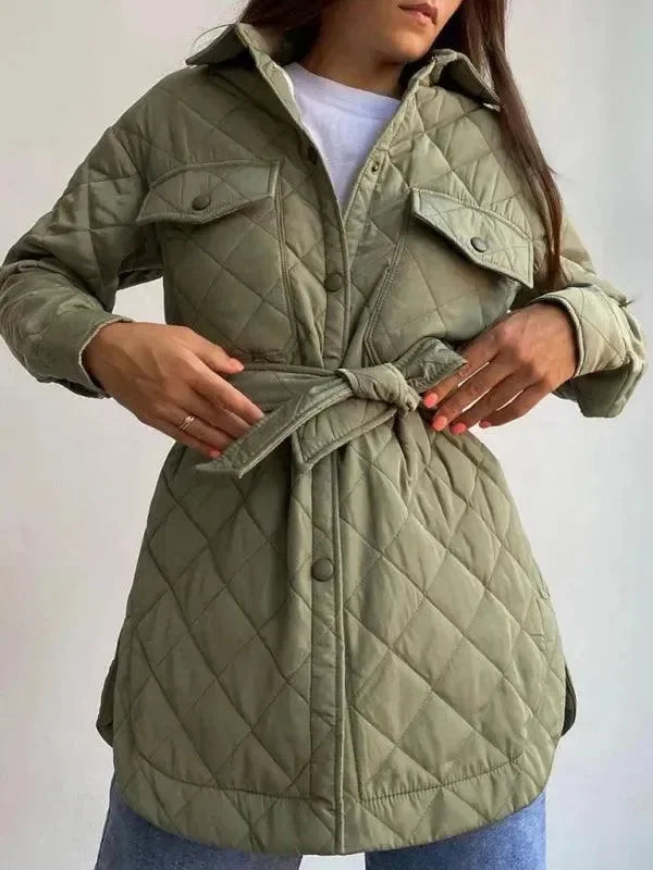 Veste matelassée élégante pour femme Coupe décontractée