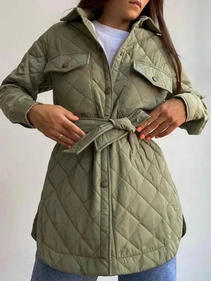 Veste matelassée élégante pour femme Coupe décontractée