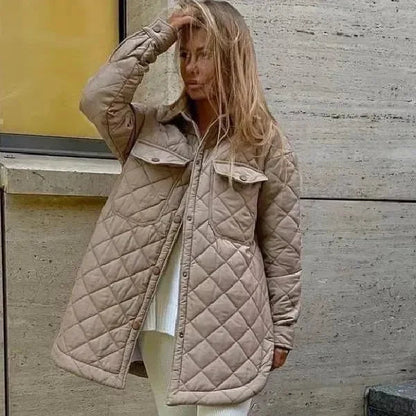 Veste matelassée élégante pour femme Coupe décontractée