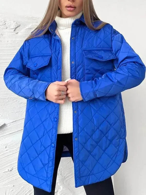 Veste matelassée élégante pour femme Coupe décontractée