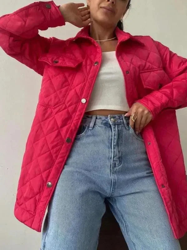 Veste matelassée élégante pour femme Coupe décontractée