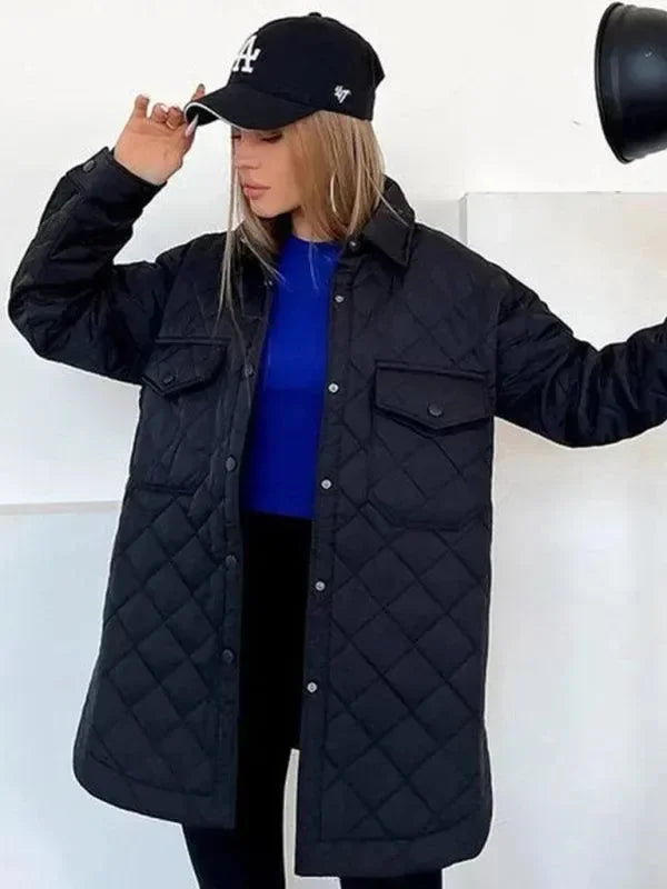 Veste matelassée élégante pour femme Coupe décontractée