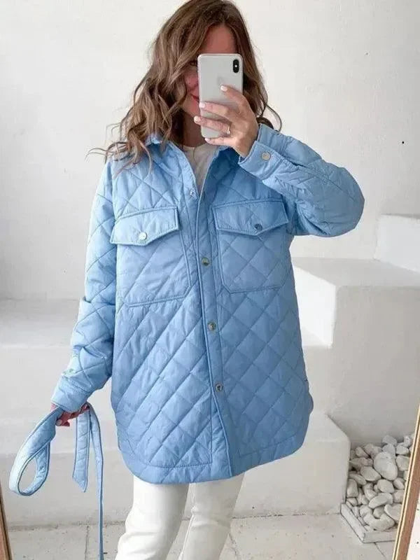 Veste matelassée élégante pour femme Coupe décontractée