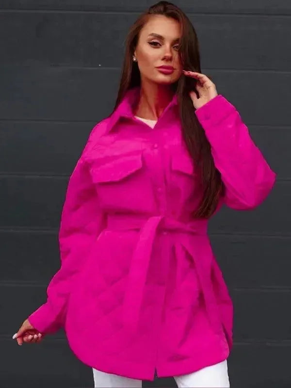 Veste matelassée élégante pour femme Coupe décontractée